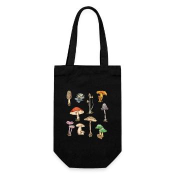 Cueillette de champignons Cueillette de champignons Cueillette de champignons - Sac à bouteille - noir - Devant