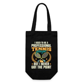 Blague de papa de tennis drôle - Sac à bouteille - noir - Devant