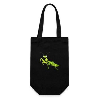 Cartoon Mantis - Gift Bag for Bottles - black - Front