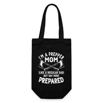 Prepper Mom Tenue Survie en plein air pour les femmes - Sac à bouteille - noir - Devant