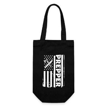 Tenue de préparation du drapeau des États-Unis - Sac à bouteille - noir - Devant