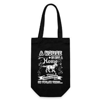 Labrador Retriever Home Without Labrador Retriever - Gift Bag for Bottles - black - Front