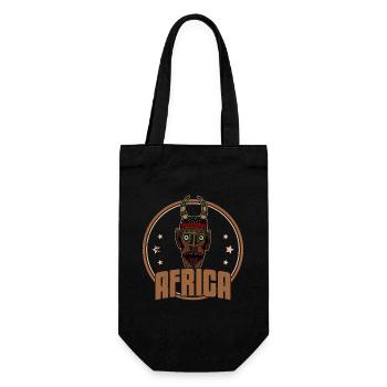 Masque Afrique Histoire afro africaine - Sac à bouteille - noir - Devant