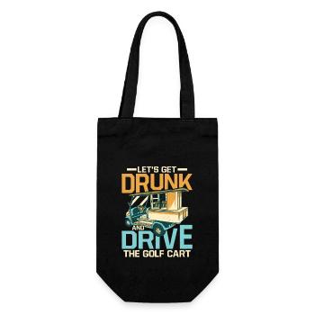 Soyons ivres et conduisons le chariot de golf par tee golf - Sac à bouteille - noir - Devant