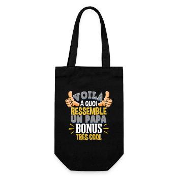 Voilà À Quoi Ressemble Un Papa Bonus Très Cool - Sac à bouteille - noir - Devant