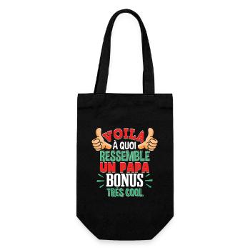 Voilà À Quoi Ressemble Un Papa Bonus Très Cool - Sac à bouteille - noir - Devant