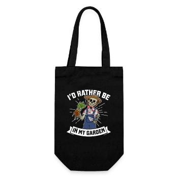 Jardinage Jardinier Squelette Spooky - Sac à bouteille - noir - Devant