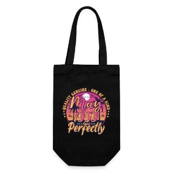 May 1959 anniversary 1959 Retro 1959 May - Gift Bag for Bottles - black - Front