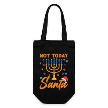 Hanukkah Hanukkah Dreidel Jewish Festival - Gift Bag for Bottles - black - Front