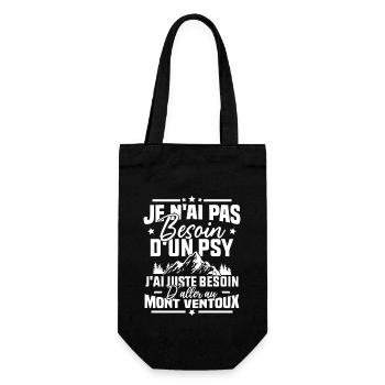 J'ai juste besoin d'aller au mont ventoux Humour - Sac à bouteille - noir - Devant