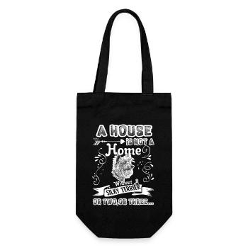 Silky Terrier Home Without Silky Terrier - Gift Bag for Bottles - black - Front