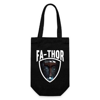 Papa Vathor Va Thor Father's Day Father's Day Gift - Gift Bag for Bottles - black - Front