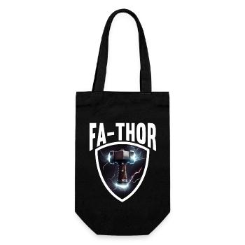 Papa Vathor Va Thor Father's Day Father's Day Gift - Gift Bag for Bottles - black - Front