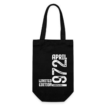Cadeau Avril 1972. Anniversaire avril 1972. April. - Sac à bouteille - noir - Devant