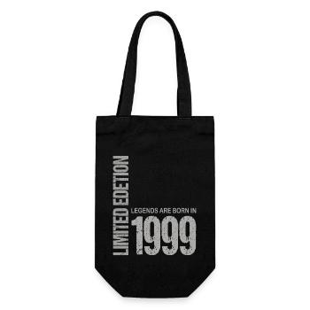 24. Geburtstag Damen Herren 24 Jahre 1999 Lustig - Geschenkbeutel für Flaschen - Schwarz - Vorne