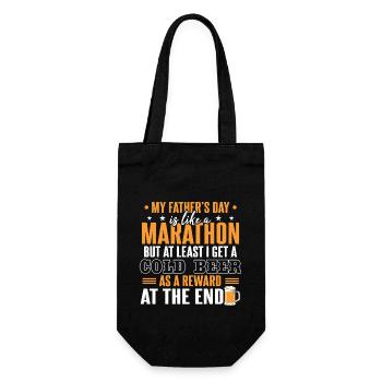Cadeau papa de la fête des pères - Sac à bouteille - noir - Devant