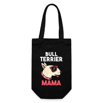 Chien Bull Terrier Maman - Sac à bouteille - noir - Devant