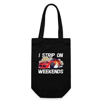 Race Car Dirt Track Racing Funny Racer Race Car - Geschenkbeutel für Flaschen - Schwarz - Vorne