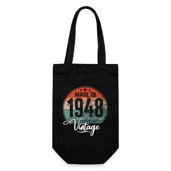 Millésime fabriqué en 1948 Année de naissance 1948 Anniversaire - Sac à bouteille - noir - Devant