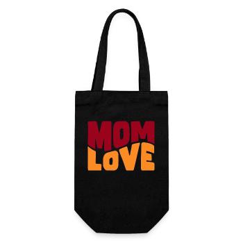Design Mom Love - Sac à bouteille - noir - Devant