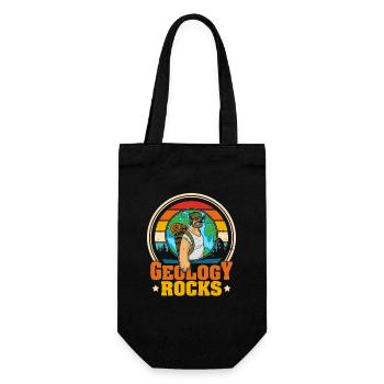 Géologie Géologue Pierres Profession de marteau Dicton - Sac à bouteille - noir - Devant