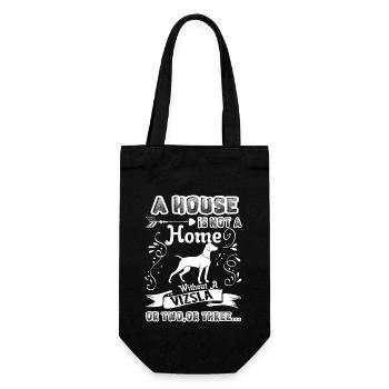 Vizsla Home Without Vizsla - Gift Bag for Bottles - black - Front