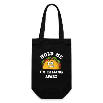 Taco Tortilla Maïs Mexique Nourriture I Cadeau - Sac à bouteille - noir - Devant