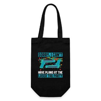 Laser-tag-geburtstagsparty-design Für - Geschenkbeutel für Flaschen - Schwarz - Vorne