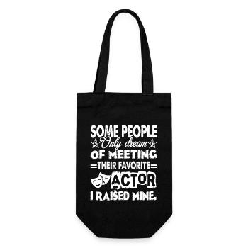 Actor Proud Actor Parent - Gift Bag for Bottles - black - Front