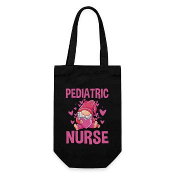 Pediatric Nurse Gnome - Gift Bag for Bottles - black - Front