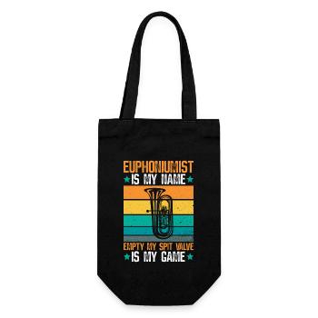 Euphoniumist Design Für Euphonium-player - Geschenkbeutel für Flaschen - Schwarz - Vorne