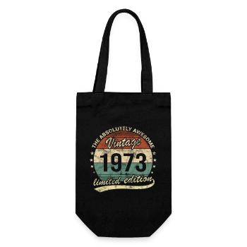 Génial depuis le design d’anniversaire rétro vintage 1973 - Sac à bouteille - noir - Devant