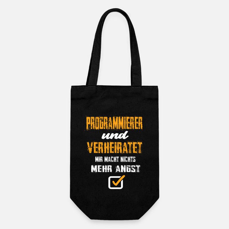 Programmierer - Geschenkbeutel für Flaschen - Schwarz