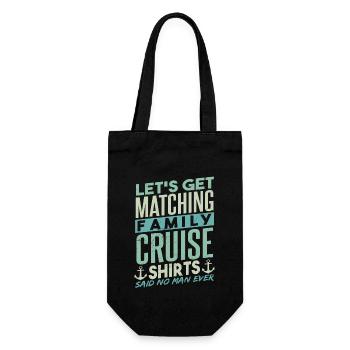 Passende Family Cruise Shirts - Geschenkbeutel für Flaschen - Schwarz - Vorne