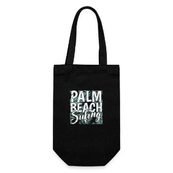 Palm Beach Surfing Tree Environnement de vacances - Sac à bouteille - noir - Devant
