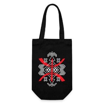 AMAZIGH sYMBOLE BERBERE Z IMAZIGHEN BIJOU KABYL - Sac à bouteille - noir - Devant