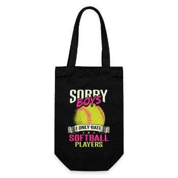 Je ne sors qu’avec des joueurs de softball - Sac à bouteille - noir - Devant
