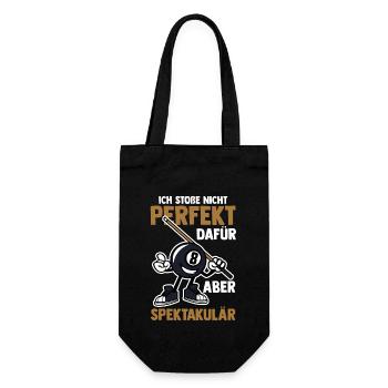 Snooker Billardtisch Billiard Billard - Geschenkbeutel für Flaschen - Schwarz - Vorne