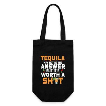 Tequila n’est peut-être pas la réponse Cinco de Mayo Party - Sac à bouteille - noir - Devant