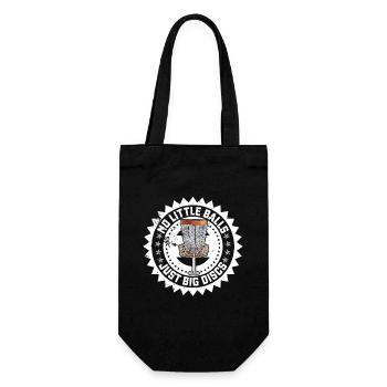 Discgolfer Flying Disc Frisbee Tree Hobby - Gift Bag for Bottles - black - Front