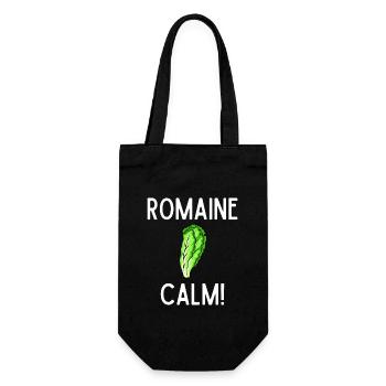 Funny Cooking Healthy Lettuce Lover Romaine Calm - Gift Bag for Bottles - black - Front