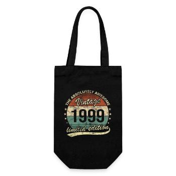 Génial depuis le design d’anniversaire rétro vintage 1999 - Sac à bouteille - noir - Devant