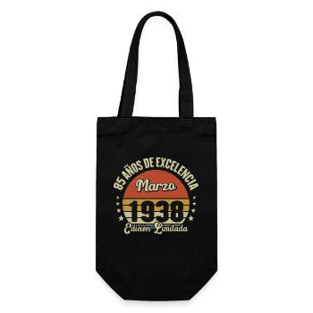 Mars 1938 Anniversaire Idée Cadeau Vintage 1938 - Sac à bouteille - noir - Devant