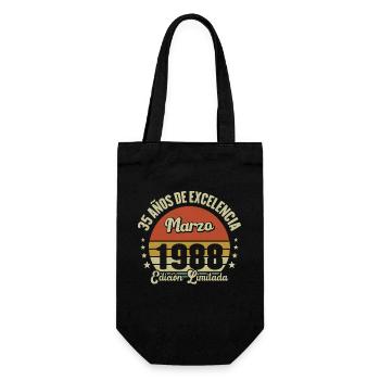 Mars 1988 | anniversaire 1988 Vintage Mars - Sac à bouteille - noir - Devant