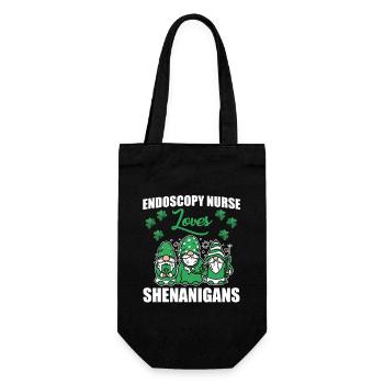 Infirmière en endoscopie Saint-Patrick - Sac à bouteille - noir - Devant