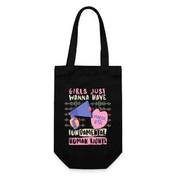 Journée internationale de la femme 8 mars, Droits des femmes - Sac à bouteille - noir - Devant