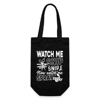 Hair Stylist Watch Hair Stylist Snip - Gift Bag for Bottles - black - Front