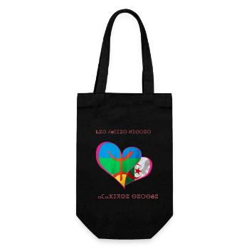 kabyle T-shirt graffiti Le Printemps berbère - Sac à bouteille - noir - Devant