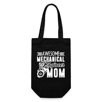Mechanical Engineer Mechanical Engineer Mom - Gift Bag for Bottles - black - Front