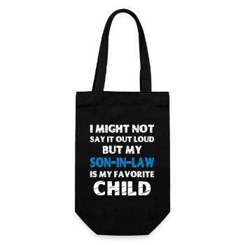 Mon gendre est mon enfant préféré - Sac à bouteille - noir - Devant